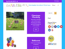 Tablet Screenshot of dazzlelace.com